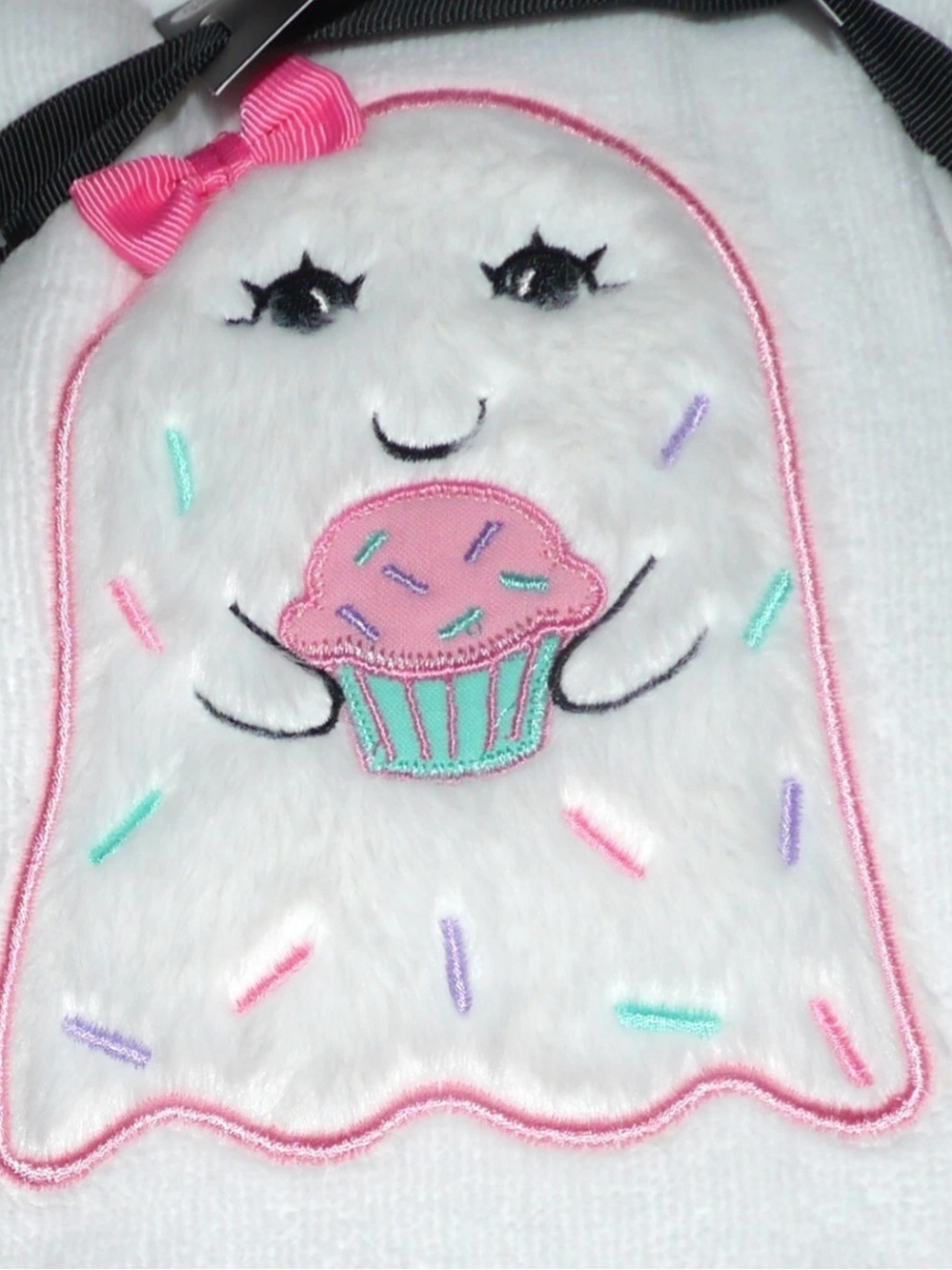 Kassafina Cute ghost with fur set of 2 hand towels